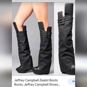 Like New Jeffrey Campbell Zealot Boot Size 9